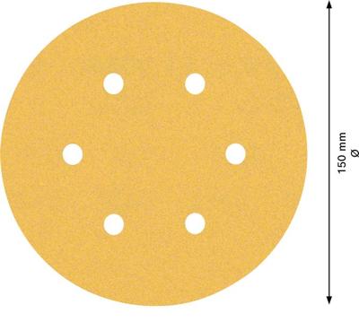 Bosch Accessories EXPERT C470 2608900921 Excenterschuurpapier Geperforeerd Korrelgrootte (num) 120 (Ø) 150 mm 50 stuk(s) Bosch Accessories EXPERT C470 2608900921 Excenterschuurpapier Geperforeerd Korrelgrootte (num) 120 (Ø) 150 mm 50 stuk(s)