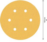 Bosch Accessories EXPERT C470 2608900921 Excenterschuurpapier Geperforeerd Korrelgrootte (num) 120 (Ø) 150 mm 50 stuk(s) - thumbnail