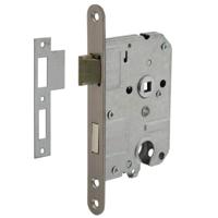 Intersteel Woningbouw cilinder dag- en nachtslot 55 mm rvs geborsteld - thumbnail