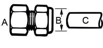 Cornat Klemkoppeling/Ch Recht 1/2Vx10Mm - TEC581214 Cornat Klemkoppeling/Ch Recht 1/2Vx10Mm - TEC581214