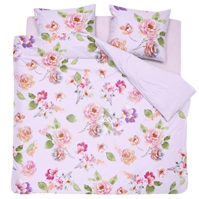 Cinderella Vivienne dekbedovertrek - 2-persoons (200x200/220 cm + 2 slopen) - Katoen satijn - Lilac