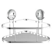 EISL Douchemaandje | chroom | hoekig | ophangen zonder boren en schroeven - BA0200 BA0200 - thumbnail