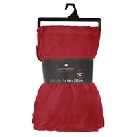 Atmosphera Plaid - warm rood - polyester - 180 x 230 cm - thumbnail