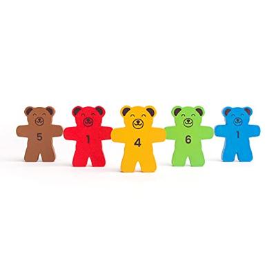 Bigjigs houten stapelspel teddyberen.