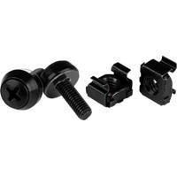 .com M5 x 12mm schroeven en kooimoeren - 100 stuks pak - zwart - 5M montage schroeven en moeren voor serverkast en rack - Schroeven en moeren voor rack - zwart - voor P/N: 2POSTRACK42, 4POSTRACK12U, 4POSTRACK25U, 4POSTRACK42, RK960CP, RKQMCAB12, RKWOODCAB1... - thumbnail