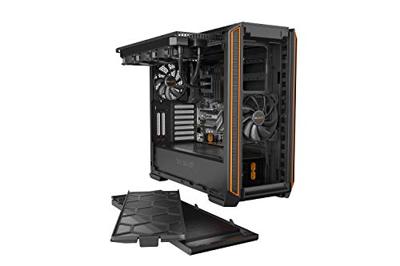 Silent Base 601 Orange - Midtower - E-ATX - geen voeding (ATX) - USB/Audio - zwart, oranje Silent Base 601 Orange - Midtower - E-ATX - geen voeding (ATX) - USB/Audio - zwart, oranje