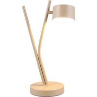 LED Tafellamp - Trio Select Coda - 1 Lichtpunt - GX53-fitting - IP20 - Snoerschakelaar - Warm Beige - Metaal - thumbnail