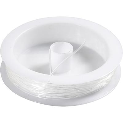 Creativ Company Elastisch koord, rond, dikte 1 mm, 10 m/ 1 rol