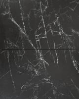 Kave Home Uitschuifbare Ronde Eettafel 'Vashti' 120-160 x 120cm, kleur Zwart Marmer - thumbnail