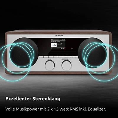 TechniSat Digitradio 451 CD IR Hybride radio Bruin - thumbnail