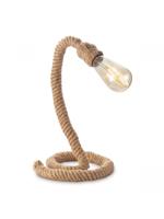 Home sweet home tafellamp Pier Rope - bruin - thumbnail