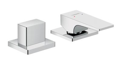 Hansgrohe Metropol 2-gats badrandmengkraan chroom Hansgrohe Metropol 2-gats badrandmengkraan chroom