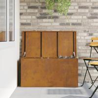 Buitenopslagdoos Bruin 100 x 50.5 x 50 cm Cortenstaal - thumbnail