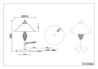 Trio Schemerlamp Rustica 501000224 - thumbnail