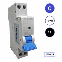 SEP Installatie automaat C01 1polig+n 6kA 18mm breed - thumbnail