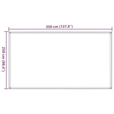 Tenttapijt 250x350 cm zwart - thumbnail