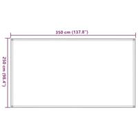 VidaXL Tenttapijt 250x350 cm zwart - thumbnail