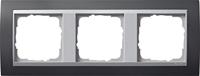 Gira Event Antraciet / Aluminium 3-voudig - thumbnail