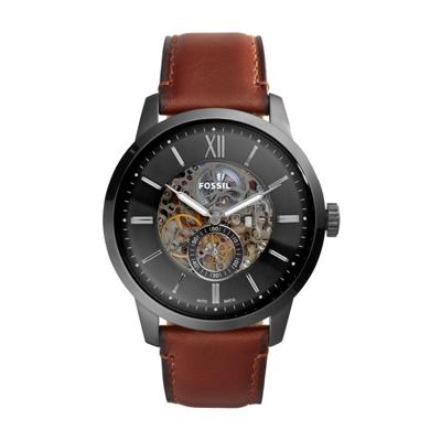 Horlogeband Fossil ME3181 / FS5815 / Townsmen Leder Bruin 24mm