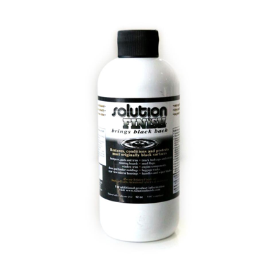 Solution Finish - Black Trim Restorer - 355ml - Plastic hersteller