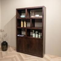 Livingfurn Wandkast 'Jaxx' Mangohout, 200 x 120cm - thumbnail