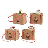 Decoris Kerstfiguur in tasje 4x3,2x6,5cm - thumbnail