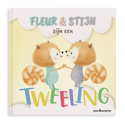 Gepersonaliseerd boek - voor Tweelingen of Drielingen - Hardcover Gepersonaliseerd boek - voor Tweelingen of Drielingen - Hardcover