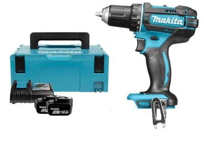 Makita ddf482rtj 18v boor-/schroefmachine 5,0 ah accu (2 st), snellader, mbox - ddf482rtj