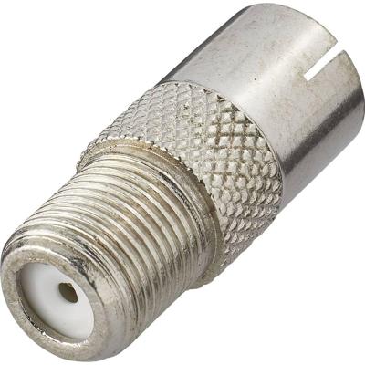 Renkforce F-Coax-adapter [F-koppeling -Antennebus 75 Ω]Zilver