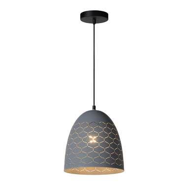 Lucide GALLA - Hanglamp - Ø 25 cm - 1xE27 - Grijs