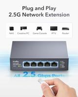 Cudy 5-port 2.5g unmanaged switch (zwart) - thumbnail