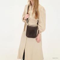 Hide & stitches jura crossbodytas-Dark Brown - thumbnail