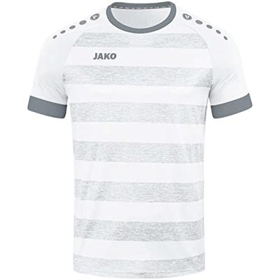 JAKO 4214K Shirt Celtic Melange Km Kids - Wit/Steengrijs - 152