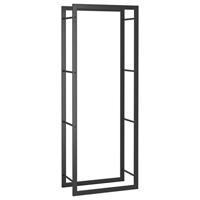 VidaXL Haardhoutrek 50x28x132 cm staal matzwart - thumbnail