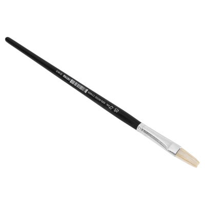Copenhagen Pro Universeel Penseel | Maat 10 | Wit Chinees varkenshaar | FSC zwart gelakte houten steel - 23.144.10