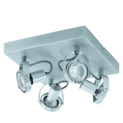 Eglo Vierkante plafondlampNovorio geborsteld metaal - 94645