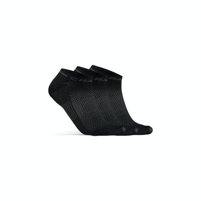 Craft 1910639 Core Dry Shaftless Sock 3-Pack - Black - 46/48 Craft 1910639 Core Dry Shaftless Sock 3-Pack - Black - 46/48