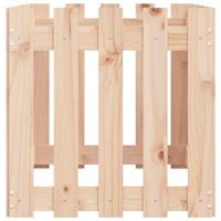 Plantenbak verhoogd met hekontwerp 100x50x50 cm grenenhout - thumbnail