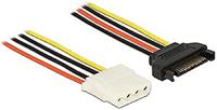Delock Stroom Aansluitkabel 0.2 m Zwart, Rood, Wit, Geel - thumbnail