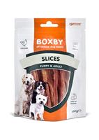 Boxby Slices kip hondensnack 15 x 100 g - thumbnail