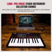 AKAI MPK Mini MK4 - MIDI-controller / bedieningspaneel, zwart - thumbnail