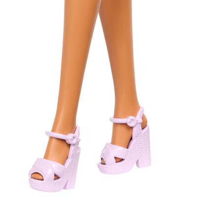 Barbie Pop Fashionista Met Paarse Jurk