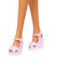 Barbie Pop Fashionista Met Paarse Jurk - thumbnail