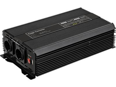 Goobay SPW IT Omvormer 2000 W 12 V/DC - 230 V/AC, 5 V/DC Goobay SPW IT Omvormer 2000 W 12 V/DC - 230 V/AC, 5 V/DC