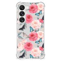 Samsung Galaxy S23 Case Butterfly Roses - thumbnail