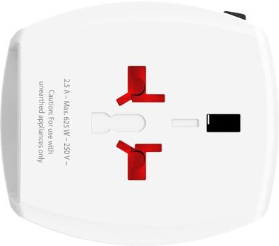 Innovatieve 2-polige wereldreisadapter met geïntegreerde dubbele USB-oplader (1x USB C & 1 x USB) Innovatieve 2-polige wereldreisadapter met geïntegreerde dubbele USB-oplader (1x USB C & 1 x USB)