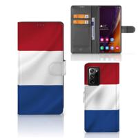 Samsung Galaxy Note20 Ultra | Bookstyle Case | Nederlandse Vlag - thumbnail