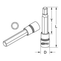 KS Tools 9631319 9631319 Verwisselbare kop 10 mm - thumbnail