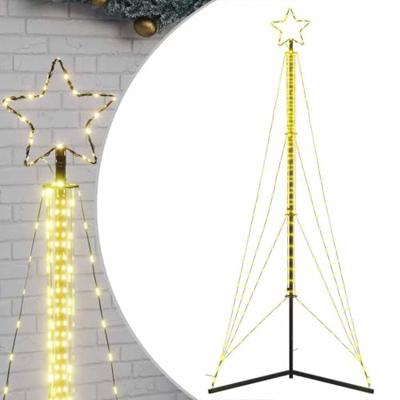 VidaXL Led-kerstboom 483 leds warm wit 240 cm