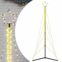 VidaXL Led-kerstboom 483 leds warm wit 240 cm - thumbnail